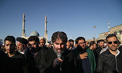 تشییع و خاکسپاری آیت الله روح الله شاه آبادی