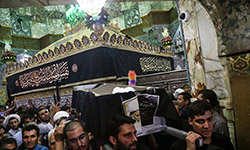 تشییع و خاکسپاری آیت الله روح الله شاه آبادی