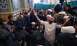 تشییع و خاکسپاری آیت الله روح الله شاه آبادی