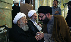 تشییع و خاکسپاری آیت الله روح الله شاه آبادی