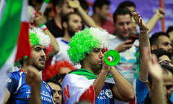   رقابت والیبال تیم های ایران - آرژانتین    