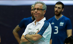   رقابت والیبال تیم های ایران - آرژانتین    