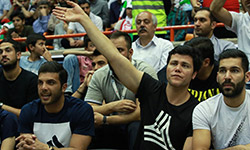   رقابت والیبال تیم های ایران - آرژانتین    