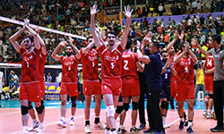   رقابت والیبال تیم های ایران - آرژانتین    