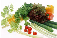 کاری مخلوط با سبزیجات