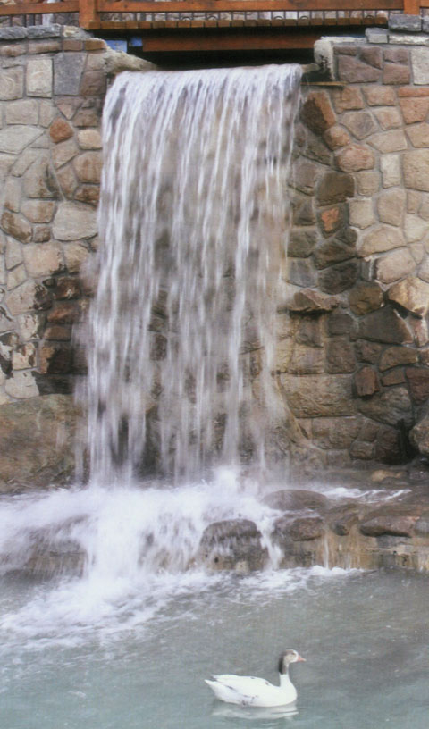 آب، شهر، آبشار