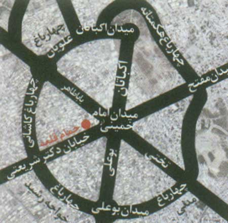 دور سفره حمامي