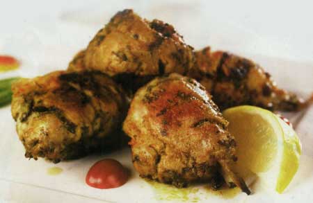 ساق مرغ كبابي (هندي)