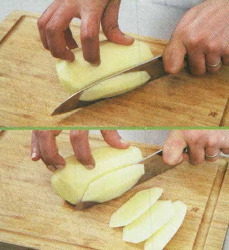 مهارت هاي كار با چاقو