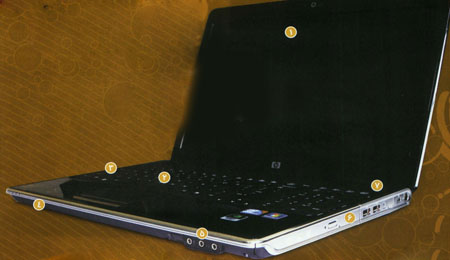 HP Pavilion DV6T-2300 همراه نمونه