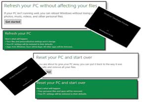 زندگي دوباره ويندوز 8 بدون نياز به فرمت