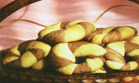  شيريني حلقه اي دو رنگ