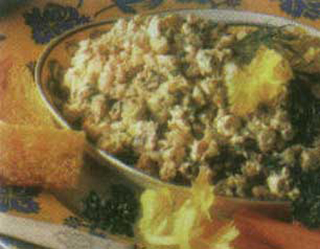 سالاد مرغ و سيب زميني
