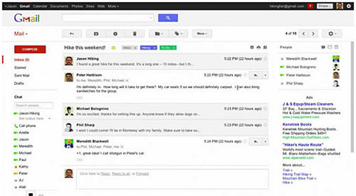 طراحی جدید Gmail لو رفت