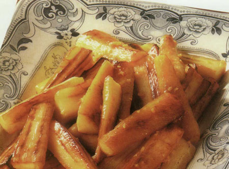 کدو سرخ شده تند