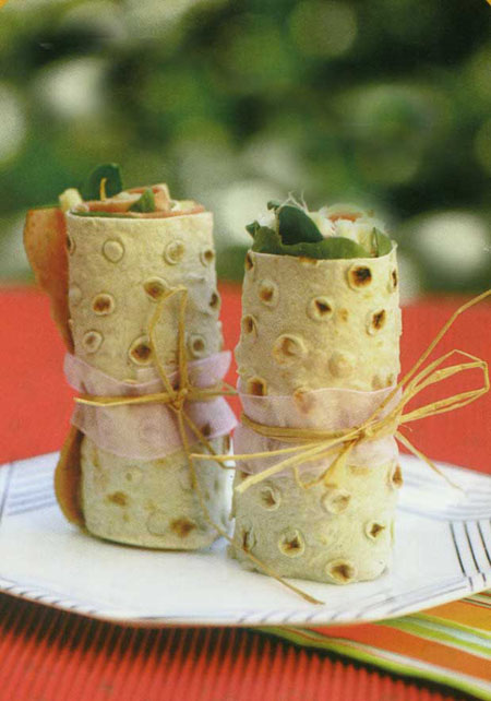 رول هاي ژامبون و پنير