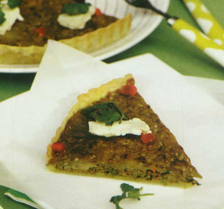 تارت بره و بادمجان