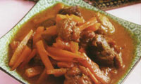 خورش آلو هويج