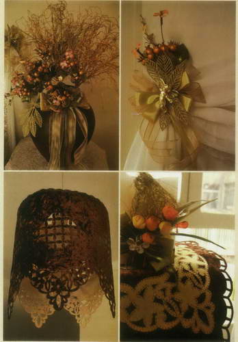 سرويس روتختي دو رويه با مخمل و ساتن طرح گيپور (هويه کاري )