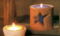  Sand candle شمع شني