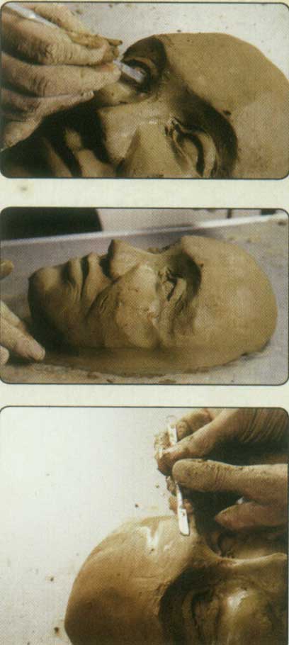 چهره سازي با گِل