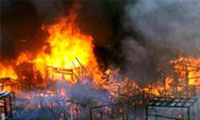 آتش سوزی گسترده