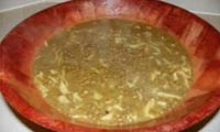 رشتة بالعدس