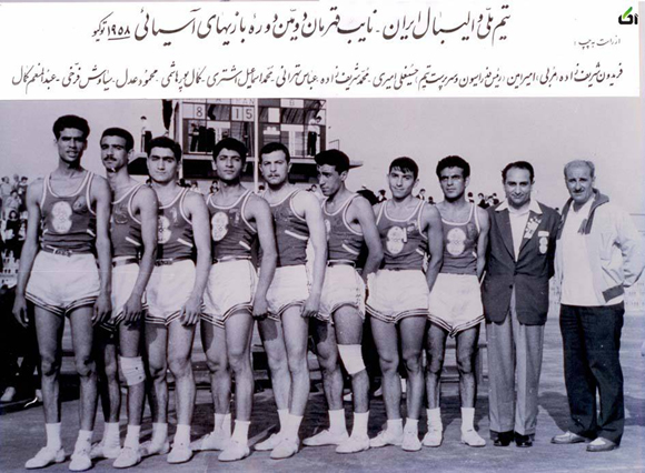 تاریخچه والیبال در ایران