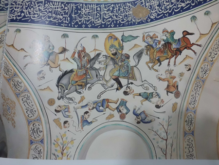      بررسی سیر هنر دیوارنگاری در امامزاده های اصفهان از صفویه تا قاجار(با تکیه بر دیوارنگاره های امامزادگان شاه زید، میرحمزه، هارون ولایت )