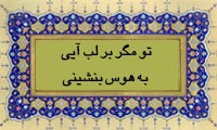  تو مگر بر لب آبی به هوس بنشینی