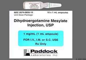 دی هیدروارگوتامین (DIHYDRO ERGOTAMINE) دی هیدروارگوتامین (DIHYDRO ERGOTAMINE)