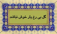  گل بی رخ یار خوش نباشد