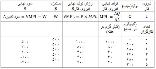 تقاضاي نيروي کار