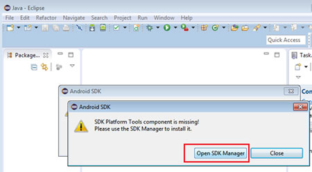 آموزش  برنامه نویسی  برای اندروید با ایکلیپس(4-3)- معرفی SDK   به ایکلیپس