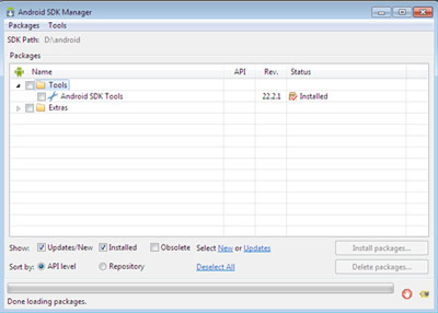 آموزش  برنامه نویسی  برای اندروید با ایکلیپس(-24)- نصب بسته  بندی SDK 