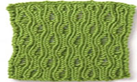 drop stitch pattern الگوی کوک قطره ای یا