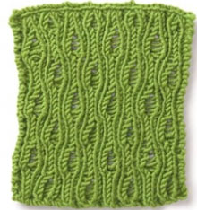 drop stitch pattern الگوی کوک قطره ای یا