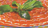  سوپ گوجه فرنگی و نعنا