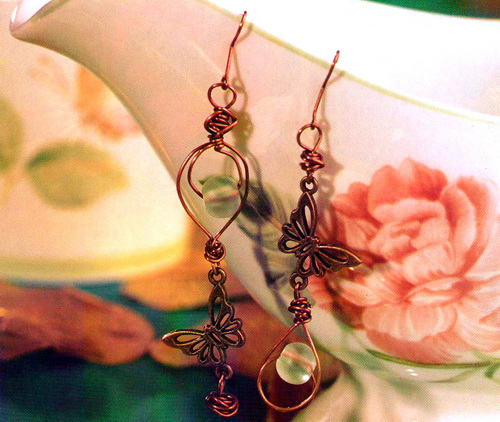  گوشواره پروانه