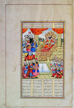 شاهنامه نگاری؛ از کِلک نِی شاعر تا کلک مویینه‌ی نقاش