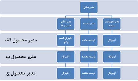 ساختار سازمانی ماتریسی