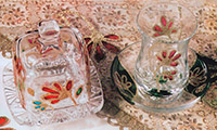  سرویس چای خوری گلدار