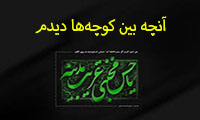 آنچه بین کوچه‌ها دیدم