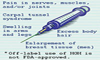 عوارض جانبی استفاده از هورمون رشد انسانی