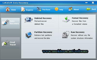 بازیابی فایل ها با LeKuSoft Data Recovery v1.0.0.2