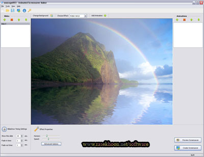 ساخت آسان اسکرین سیور با Portable Animated Screensaver Maker 2.3.2 ساخت آسان اسکرین سیور با Portable Animated Screensaver Maker 2.3.2
