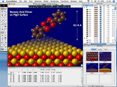 شبیه سازی ساختار مولوکولی با CrystalMaker v2.3.2 تخصصی شیمی