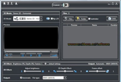 تبدیل فیلم های دوبعدی به سه بعدی MakeMe3D 1.2.14.106