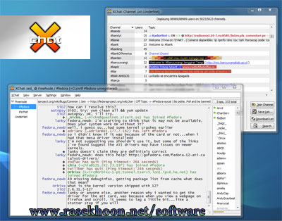 گفتگو در کانال های IRC با XChat v2.8.7 گفتگو در کانال های IRC با XChat v2.8.7