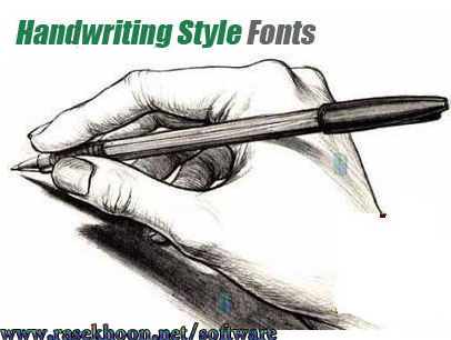  فونت های جدید انگلیسی به سبک دست خط